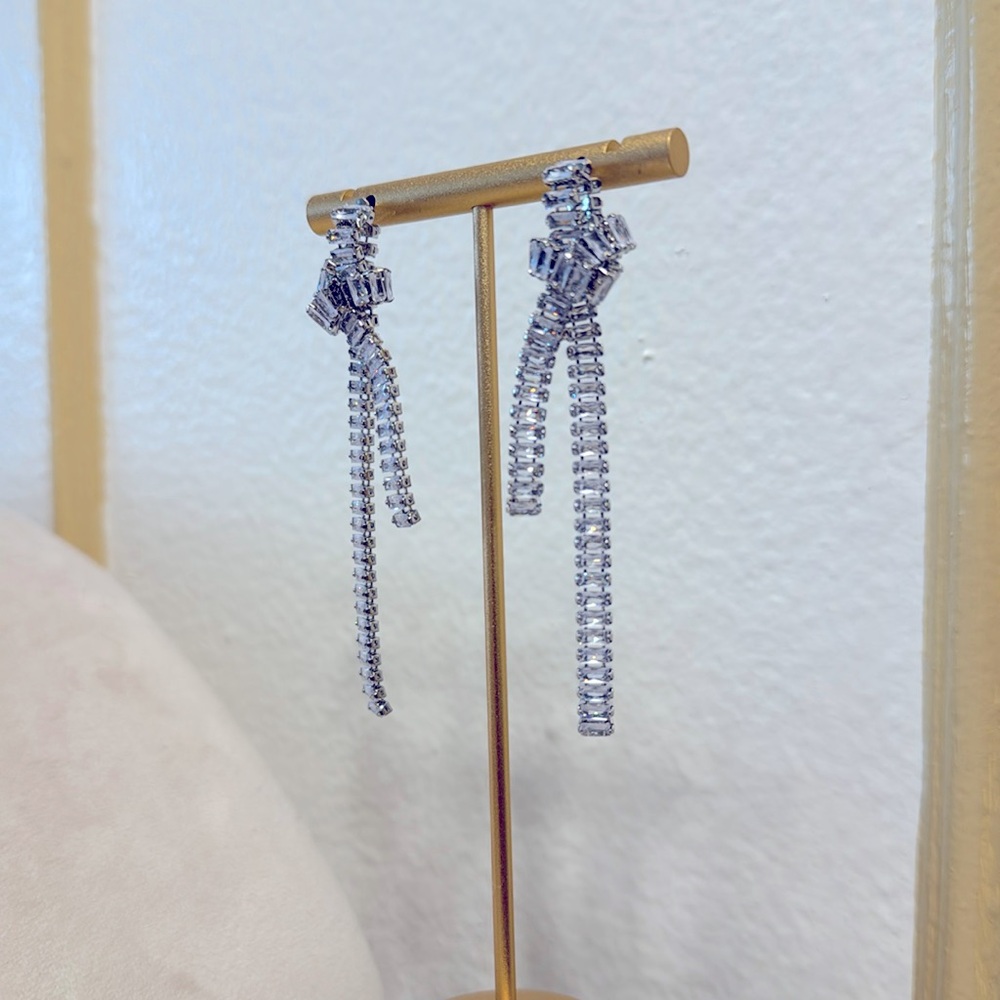 Elegant Silver Dangle Earrings